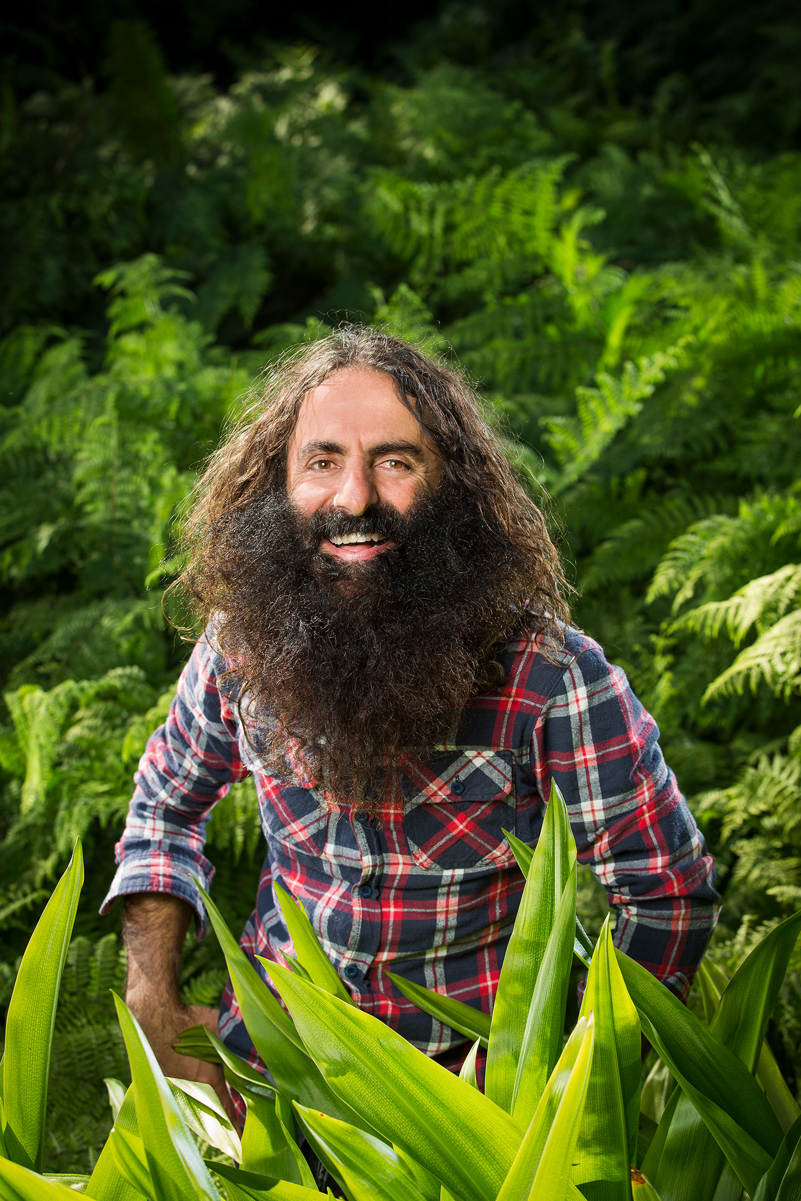 Editorial location photography Costa Georgiadis Gardening Australian Ferns Beard